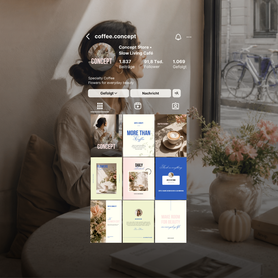 Instagram Canva Template Bundle - Coffee Concept