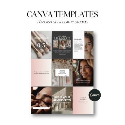 Instagram Branding für Lash Lift & Beauty Studios