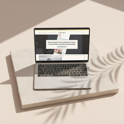 Laptop Mockup - Canva Template - Minimal Aesthetic #01