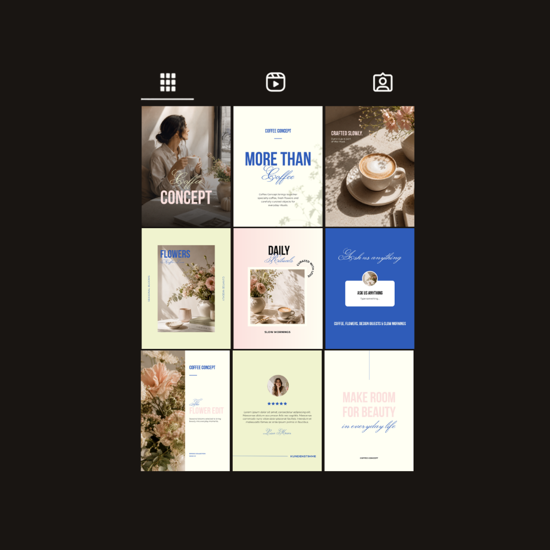 Instagram Canva Template Bundle - Coffee Concept
