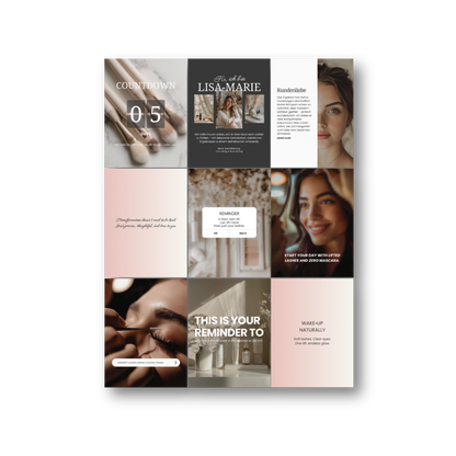 Instagram Branding für Lash Lift & Beauty Studios