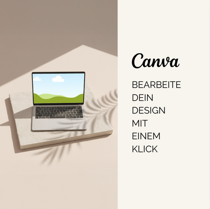 Laptop Mockup - Canva Template - Minimal Aesthetic #01